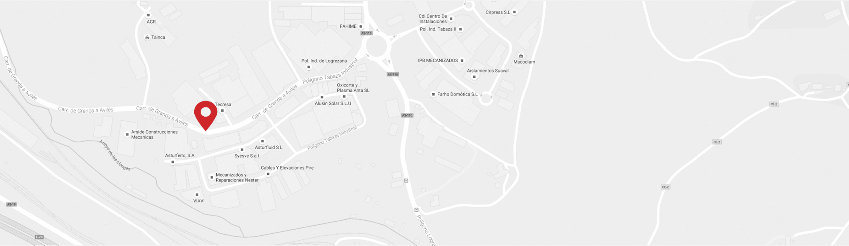 mapa localizacion Chapisteria Estrada