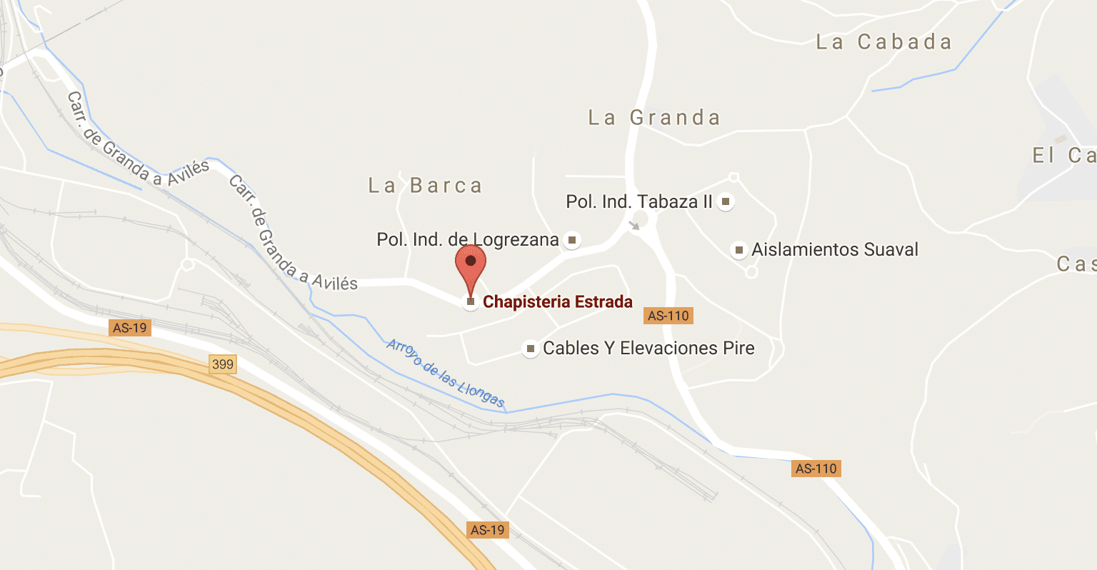 mapa localizacion Chapisteria Estrada